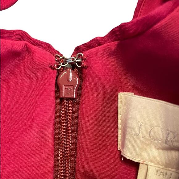 J. Crew Heidi Raspberry Cocktail Dress - 14 Tall - Picture 13 of 15